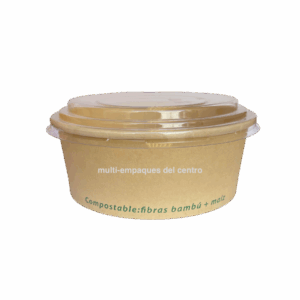 Ensaladera 26 oz Kraft