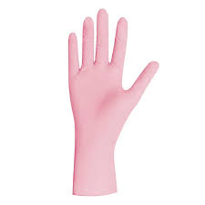 Guante de Nitrilo Rosa